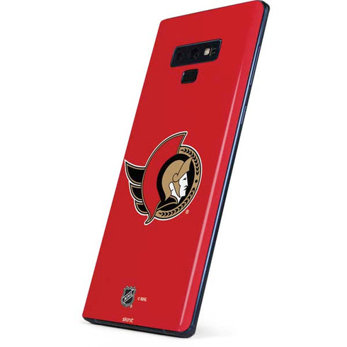 NHL Ottawa Senators Solid Background Galaxy Note 9 Skin