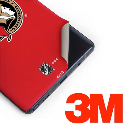 NHL Ottawa Senators Solid Background Galaxy Note 9 Skin