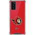 NHL Ottawa Senators Solid Background Galaxy Note20 5G Clear Case