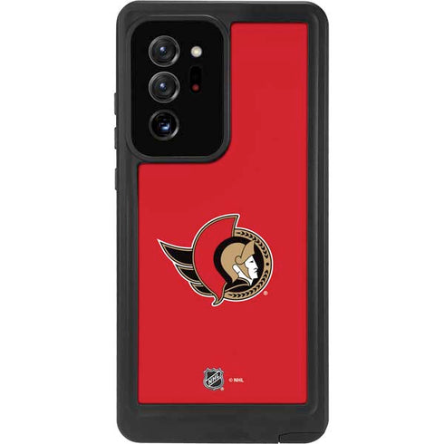 NHL Ottawa Senators Solid Background Galaxy Note20 Ultra 5G Waterproof Case