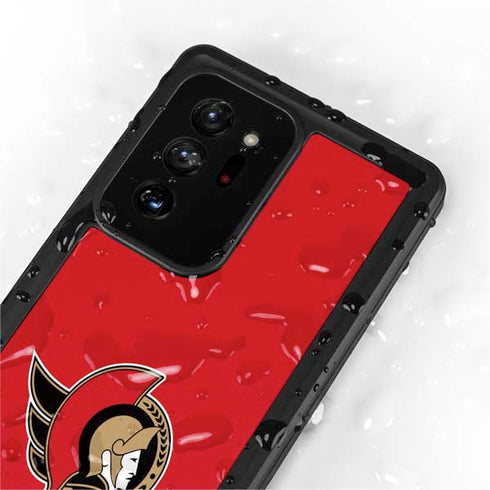 NHL Ottawa Senators Solid Background Galaxy Note20 Ultra 5G Waterproof Case