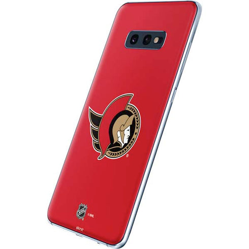 NHL Ottawa Senators Solid Background Galaxy S10e Skin