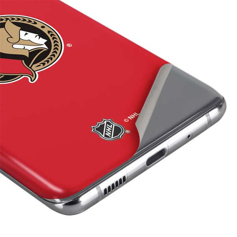 NHL Ottawa Senators Solid Background Galaxy S20 Plus Skin