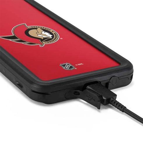 NHL Ottawa Senators Solid Background Galaxy S20 Plus Waterproof Case