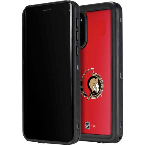 NHL Ottawa Senators Solid Background Galaxy S20 Waterproof Case