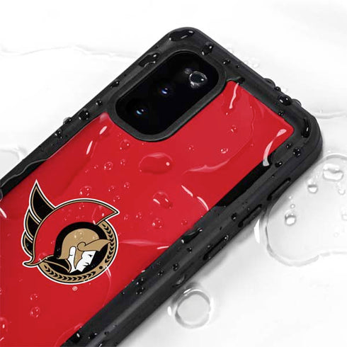 NHL Ottawa Senators Solid Background Galaxy S20 Waterproof Case