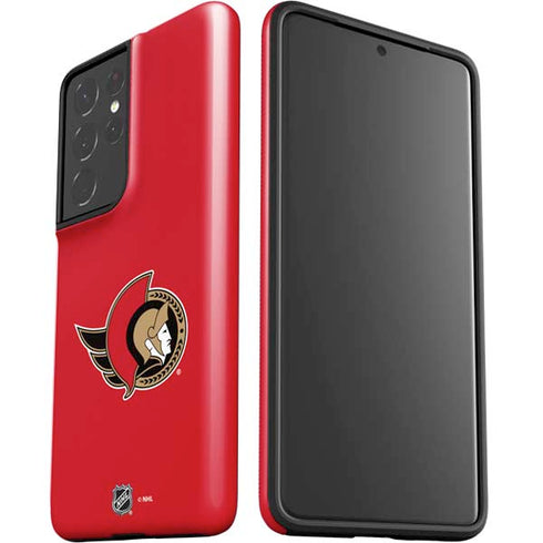 NHL Ottawa Senators Solid Background Galaxy S21 Ultra 5G Pro Case
