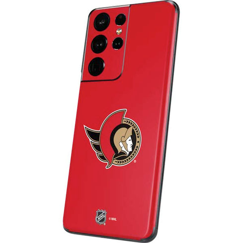 NHL Ottawa Senators Solid Background Galaxy S21 Ultra 5G Skin
