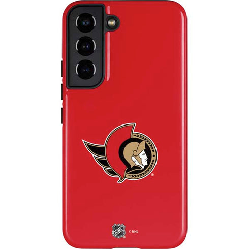 NHL Ottawa Senators Solid Background Galaxy S22 Pro Case