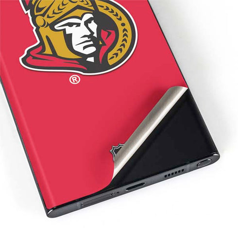 NHL Ottawa Senators Solid Background Galaxy S22 Ultra Skin