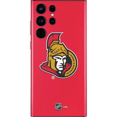 NHL Ottawa Senators Solid Background Galaxy S22 Ultra Skin