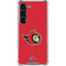 NHL Ottawa Senators Solid Background Galaxy S23 Clear Case