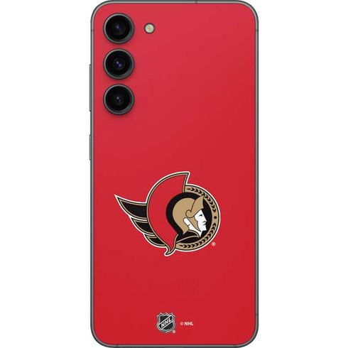 NHL Ottawa Senators Solid Background Galaxy S23 FE Skin