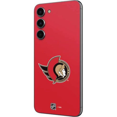NHL Ottawa Senators Solid Background Galaxy S23 FE Skin