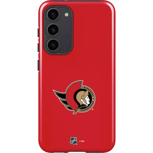 NHL Ottawa Senators Solid Background Galaxy S23 Plus Pro Case