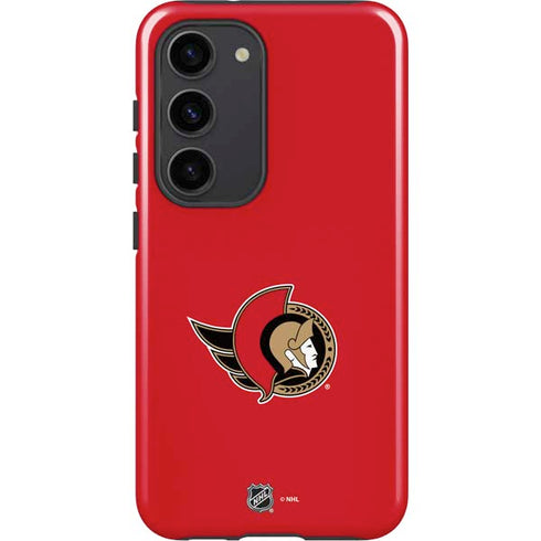 NHL Ottawa Senators Solid Background Galaxy S23 Pro Case