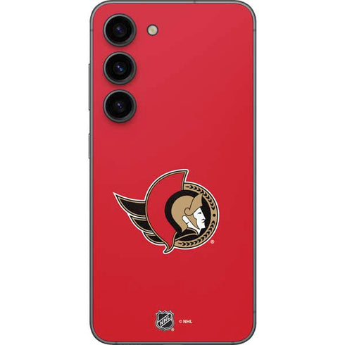 NHL Ottawa Senators Solid Background Galaxy S23 Skin