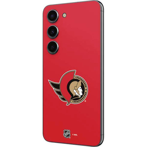 NHL Ottawa Senators Solid Background Galaxy S23 Skin