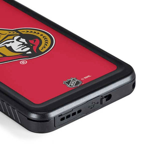 NHL Ottawa Senators Solid Background Galaxy S23 Waterproof Case