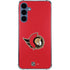 NHL Ottawa Senators Solid Background Galaxy S24 Clear Case