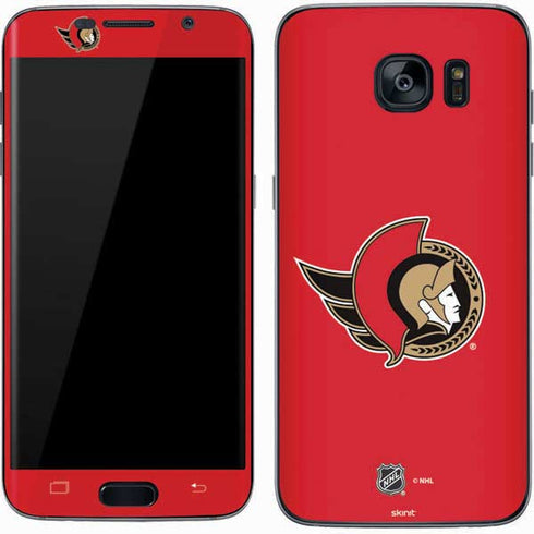 NHL Ottawa Senators Solid Background Galaxy S7 Skin