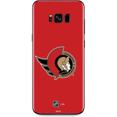 NHL Ottawa Senators Solid Background Galaxy S8 Plus Skin