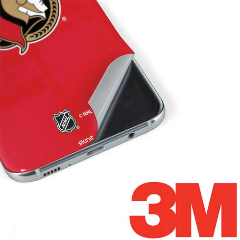 NHL Ottawa Senators Solid Background Galaxy S8 Plus Skin