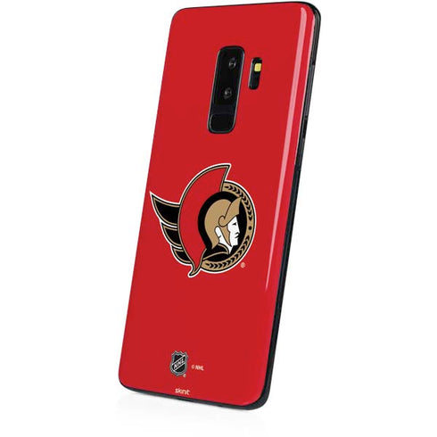 NHL Ottawa Senators Solid Background Galaxy S9 Plus Skin