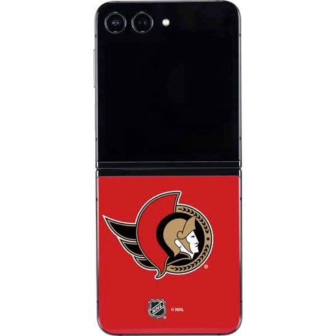 NHL Ottawa Senators Solid Background Galaxy Z Flip5 5G Skin