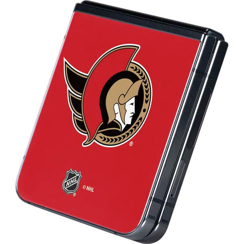 NHL Ottawa Senators Solid Background Galaxy Z Flip5 5G Skin