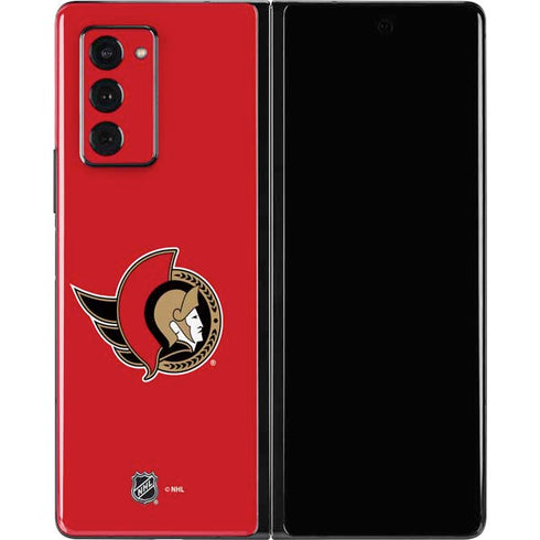NHL Ottawa Senators Solid Background Galaxy Z Fold2 5G Skin