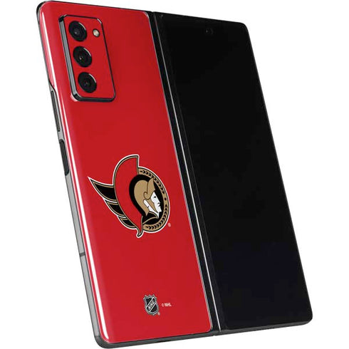 NHL Ottawa Senators Solid Background Galaxy Z Fold2 5G Skin