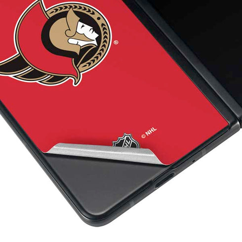 NHL Ottawa Senators Solid Background Galaxy Z Fold3 5G Skin