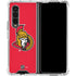 NHL Ottawa Senators Solid Background Galaxy Z Fold4 5G Clear Case
