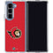 NHL Ottawa Senators Solid Background Galaxy Z Fold5 5G Clear Case