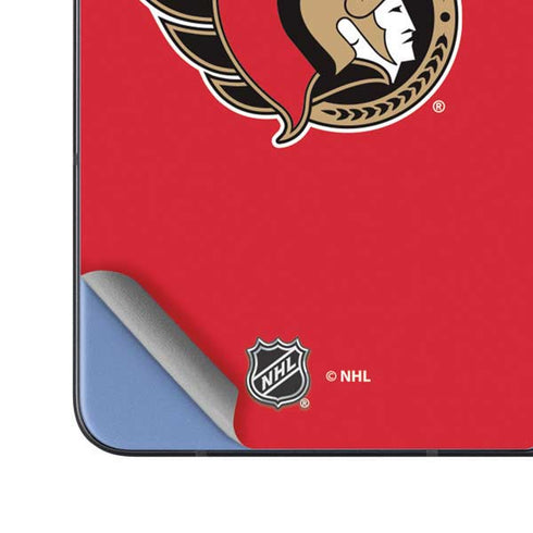 NHL Ottawa Senators Solid Background Galaxy Z Fold5 5G Skin