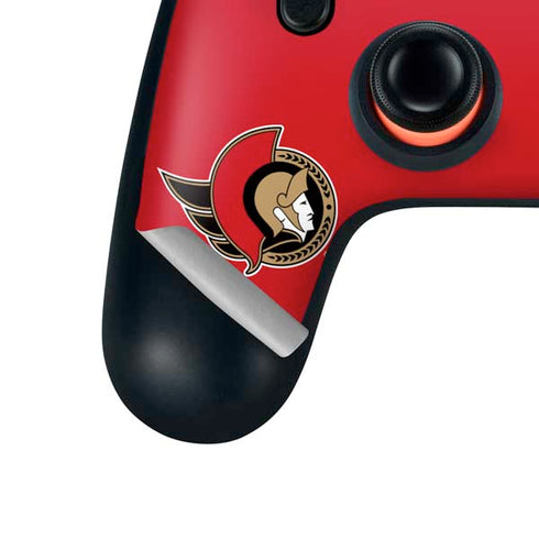 NHL Ottawa Senators Solid Background Google Stadia Controller Skin