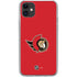 NHL Ottawa Senators Solid Background iPhone 11 Clear Case