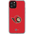 NHL Ottawa Senators Solid Background iPhone 11 Pro Clear Case