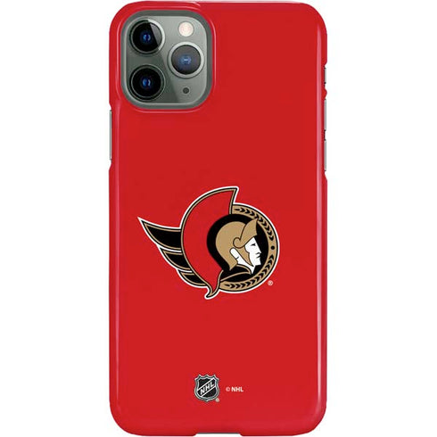 NHL Ottawa Senators Solid Background iPhone 11 Pro Lite Case