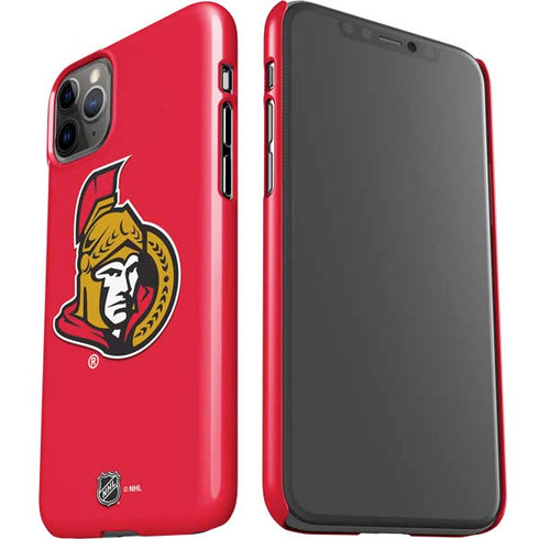 NHL Ottawa Senators Solid Background iPhone 11 Pro Max Lite Case