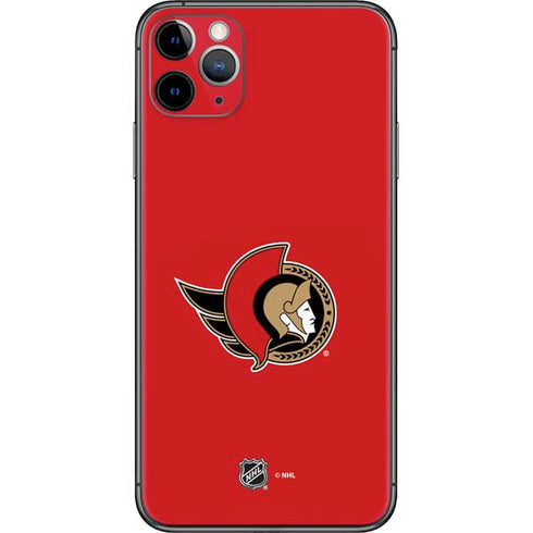 NHL Ottawa Senators Solid Background iPhone 11 Pro Max Skin