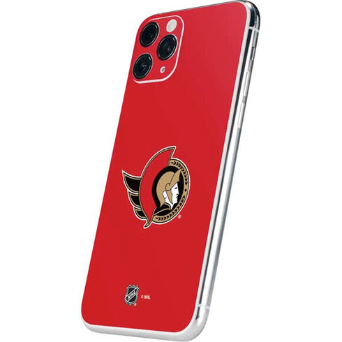 NHL Ottawa Senators Solid Background iPhone 11 Pro Skin