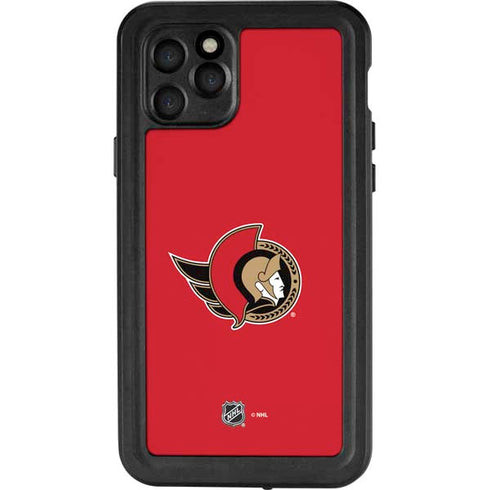 NHL Ottawa Senators Solid Background iPhone 11 Pro Waterproof Case