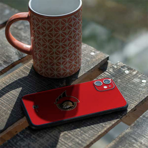 NHL Ottawa Senators Solid Background iPhone 11 Skin