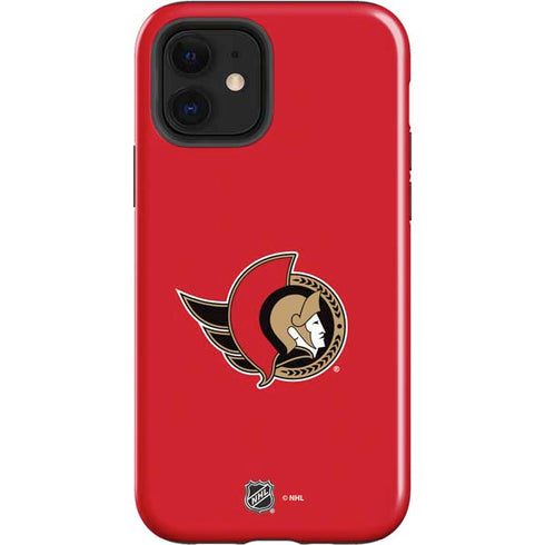 NHL Ottawa Senators Solid Background iPhone 12 Impact Case