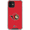 NHL Ottawa Senators Solid Background iPhone 12 Mini Clear Case