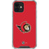NHL Ottawa Senators Solid Background iPhone 12 Mini Clear Case