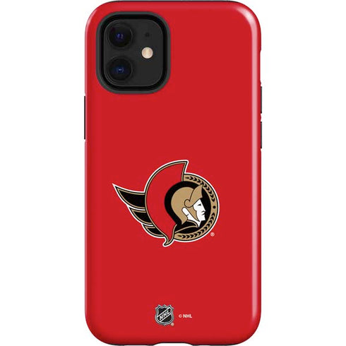 NHL Ottawa Senators Solid Background iPhone 12 Mini Impact Case