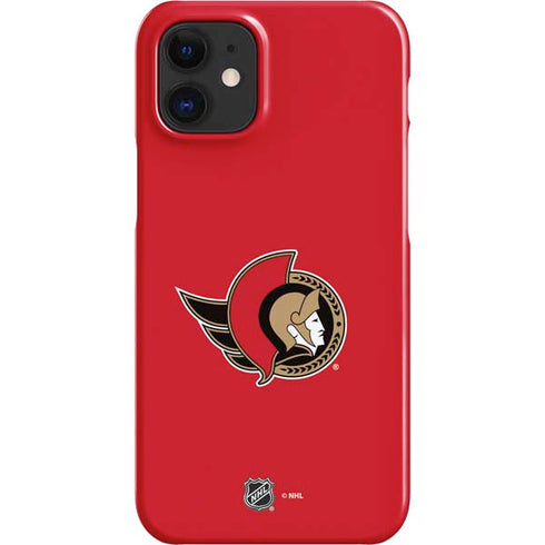 NHL Ottawa Senators Solid Background iPhone 12 Mini Lite Case